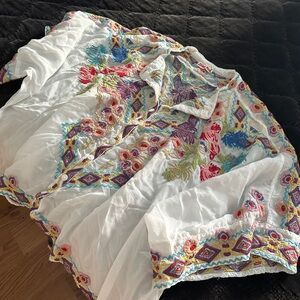 Johnny Was Embroidered Blouse